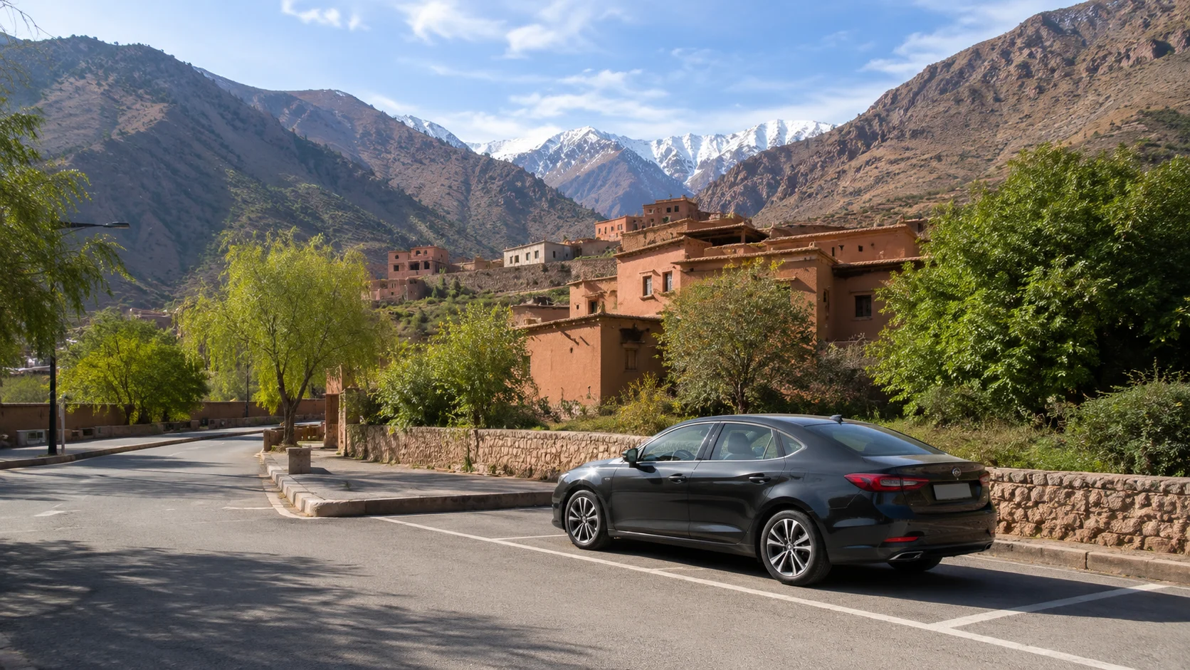 Marrakech a Asni en coche